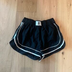 Free People Varsity Blues Shorts in black